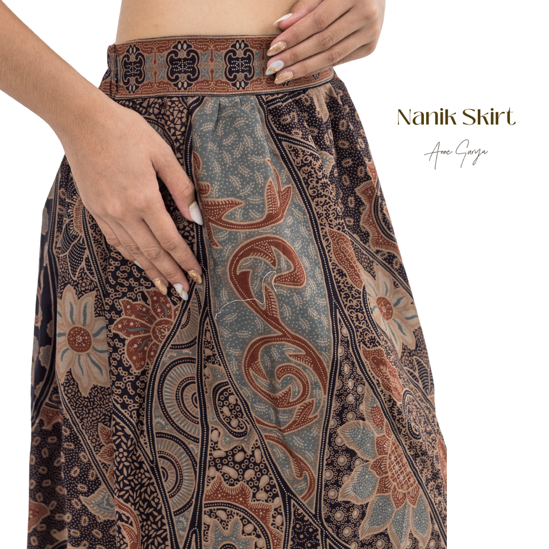 Nanik Skirt - Lawasan Design Cotton Batik Skirt