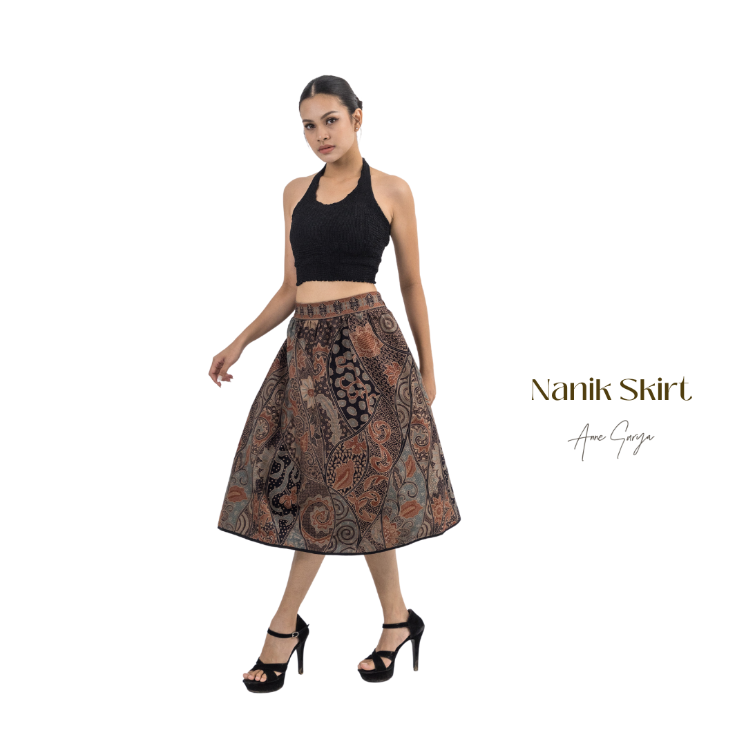 Nanik Skirt - Lawasan Design Cotton Batik Skirt