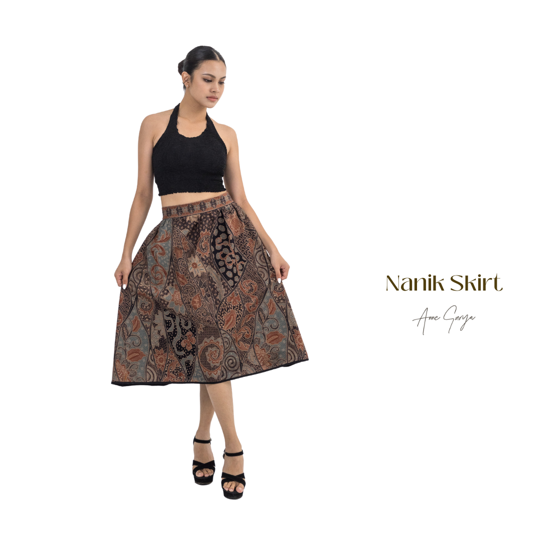 Nanik Skirt - Lawasan Design Cotton Batik Skirt