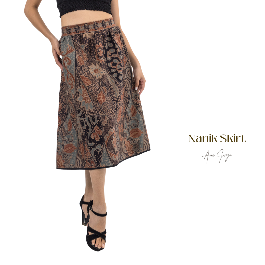 Nanik Skirt - Lawasan Design Cotton Batik Skirt